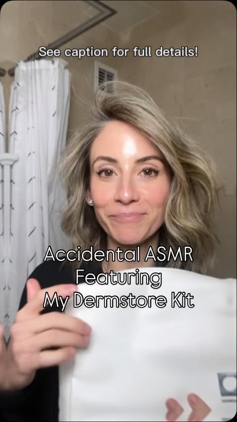 Instagram post by @ashleyspivey for Dermstore. Caption reads: [...] make it my real routine featuring my....