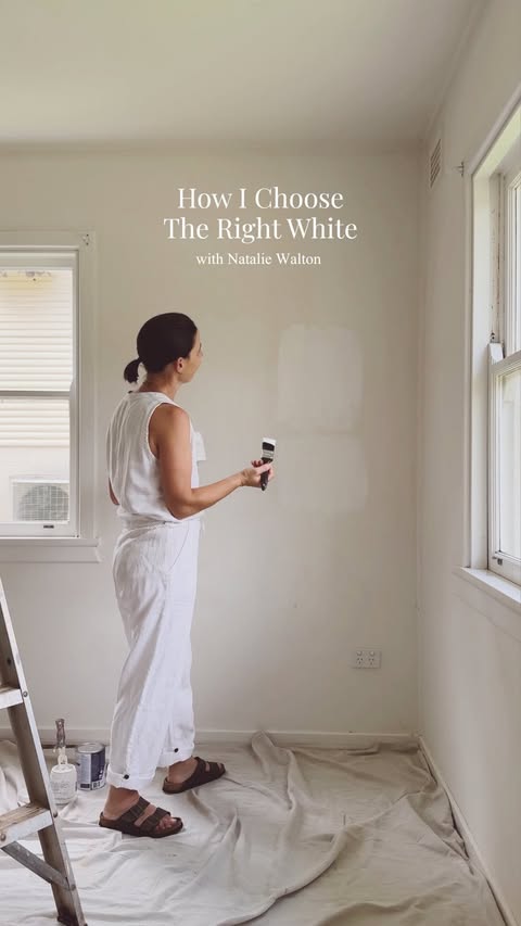 Instagram post by @nataliewalton for Dulux. Caption reads: [...] depends on the house. For years I used Dulux....