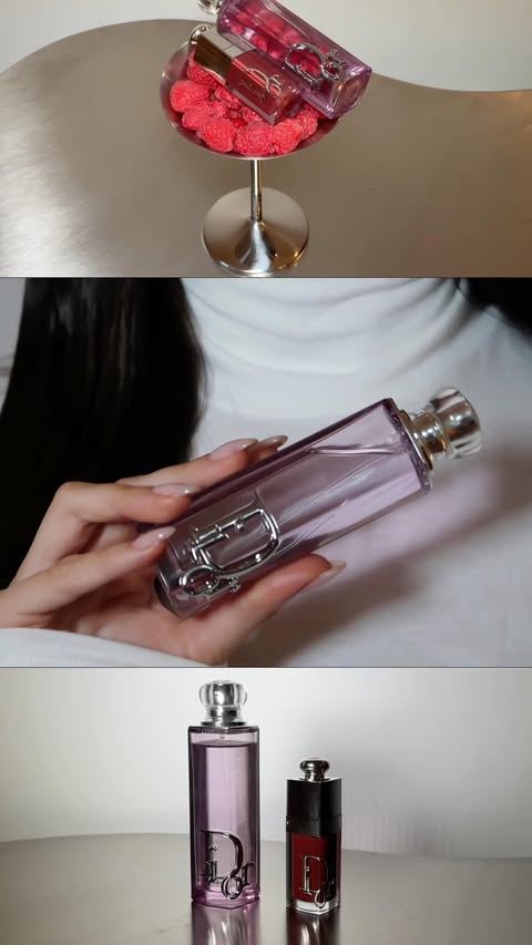 Instagram post by @emilymayhopex for John Lewis. Caption reads: [...] to your Lip Glow Oil 

@diorbeauty....