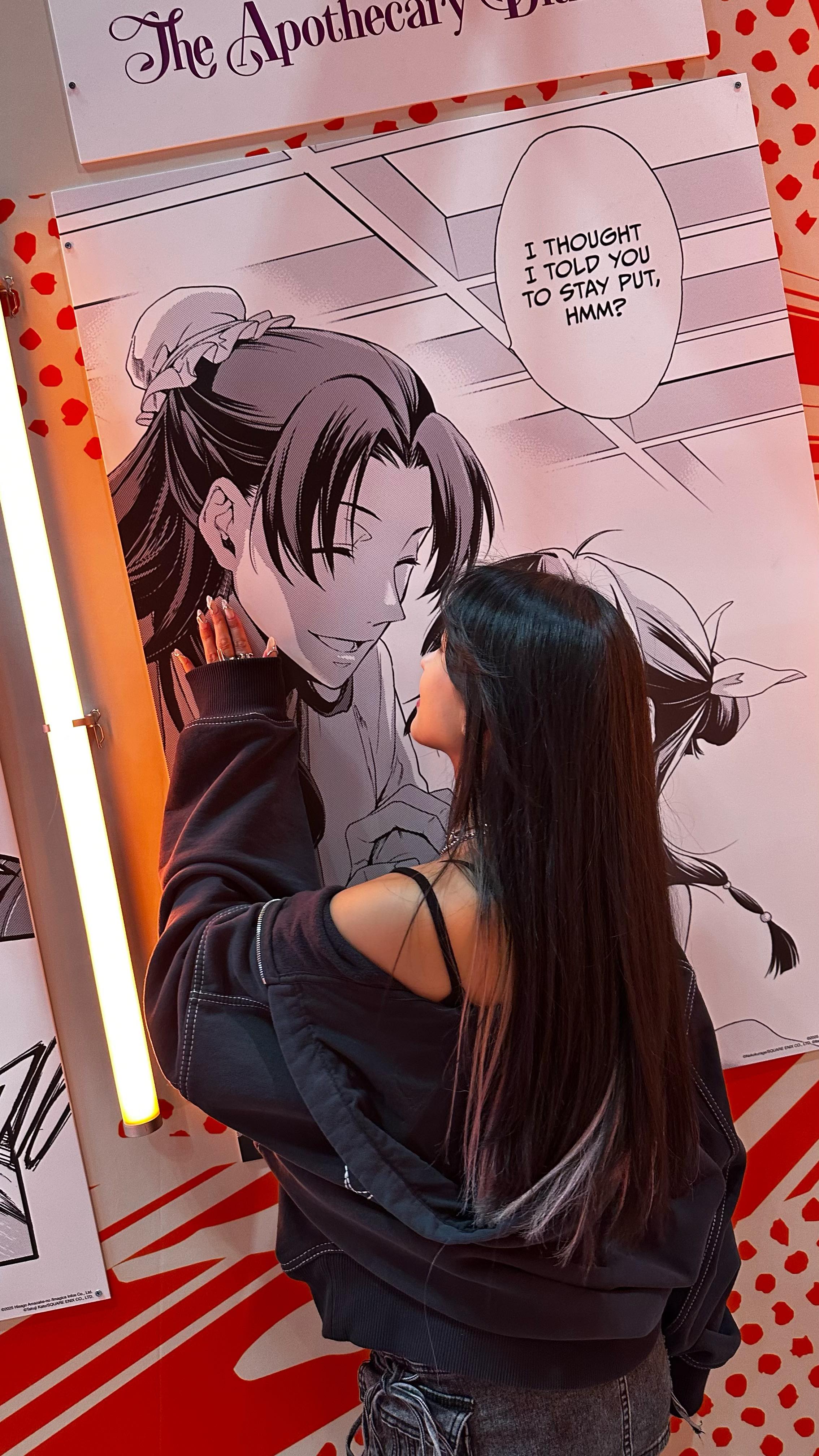 Instagram post by @lenalemon for Crunchyroll. Caption reads: Crunchyroll just dropped their new manga app and I....