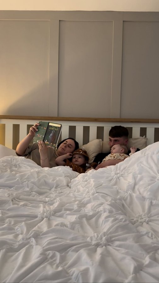 Instagram post by @oliviaspencer18 for Carex. Caption reads: #ad After fun at soft play, we love getting Jesse....