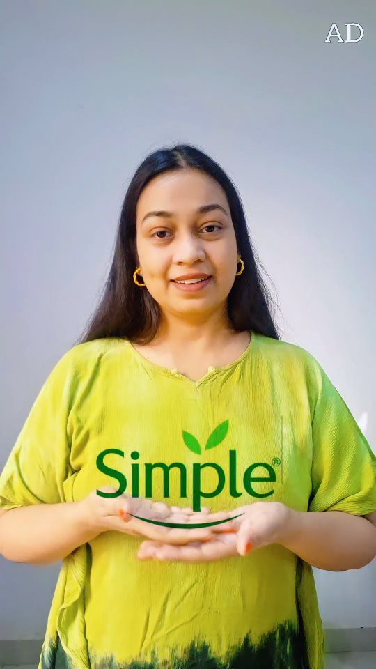 Instagram post by @jazkiran07 for Simple Skincare. Caption reads: #AD| Don't get confuse or compromise when it comes....