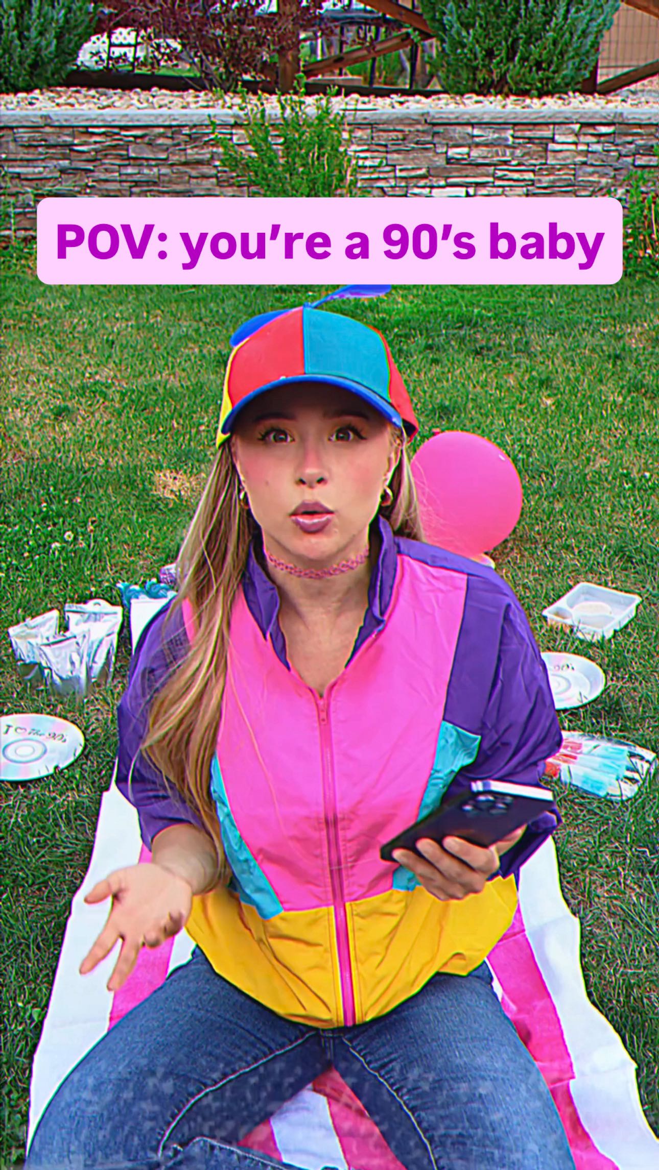 Instagram post by @aliciasicz for Instacart. Caption reads: POV: you’re a 90’s baby #InstacartPartner #ad Shop....