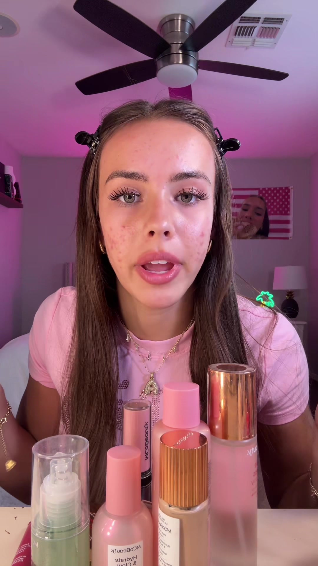 TikTok post by @only1aliya for MCoBeauty. Caption reads: @mcobeauty us is WORKINGGG for the [...].