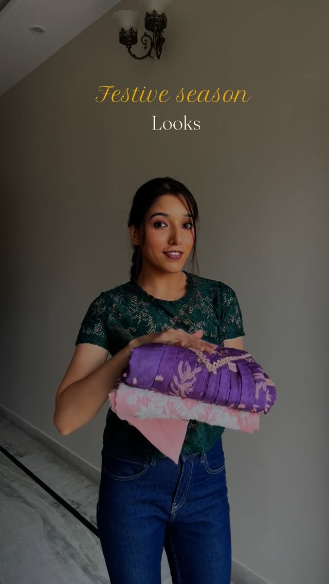 Instagram post by @variyata_singh for Navlik. Caption reads: Festive finds✨
Comment down for the Link.....