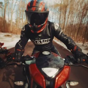 Instagram post by @the.agustaart for Ruroc. Caption reads: [...] 

MV Agusta Brutale Dragster 800 RR & Ruroc....