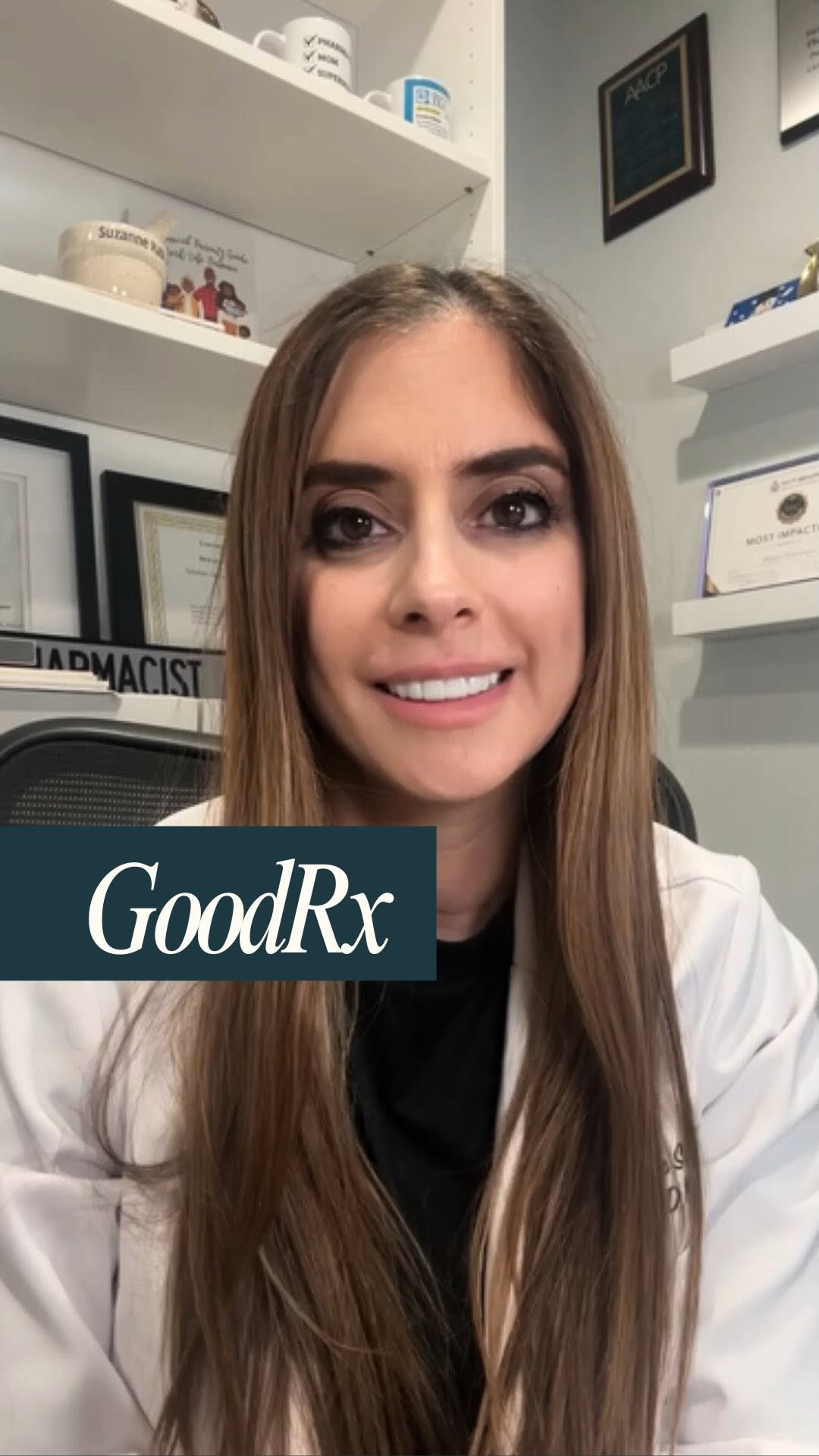 Instagram post by @drsuzannesoliman for GoodRx. Caption reads: #ad Don’t let prescription costs stress you out!....