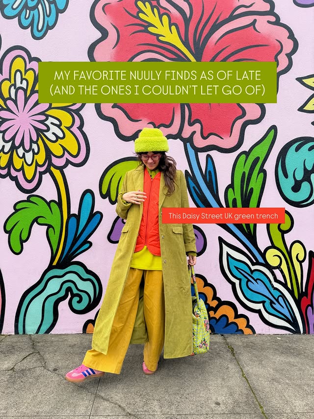 Instagram post by @chelseagettingdressed for Nuuly. Caption reads: My recent @nuuly favorites and the ones I....