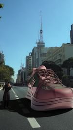 Instagram post by @nanaths for Melissa. Caption reads: be eXtraordinary. com sneakers @melissaoficial.