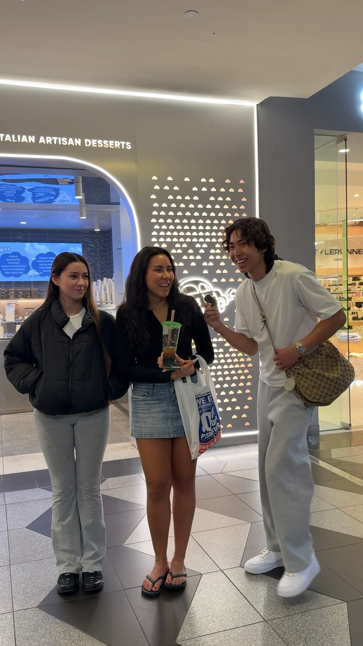 Instagram post by @andythesk for Binance. Caption reads: [...] own Bitcoin or Aussie Property? 🤷‍♂️....