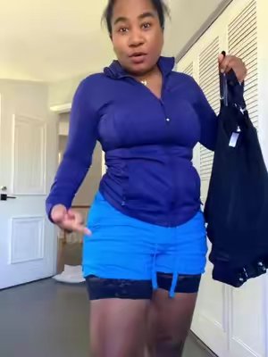 TikTok post by @dumela_ for YIANNA. Caption reads: [...] is For girls that like to wear shorts....