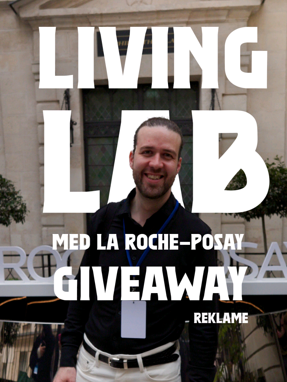 TikTok post by @basicdoctorshit for La Roche-Posay. Caption reads: REKLAME FOR @La Roche-Posay / Giveaway! Jeg har....