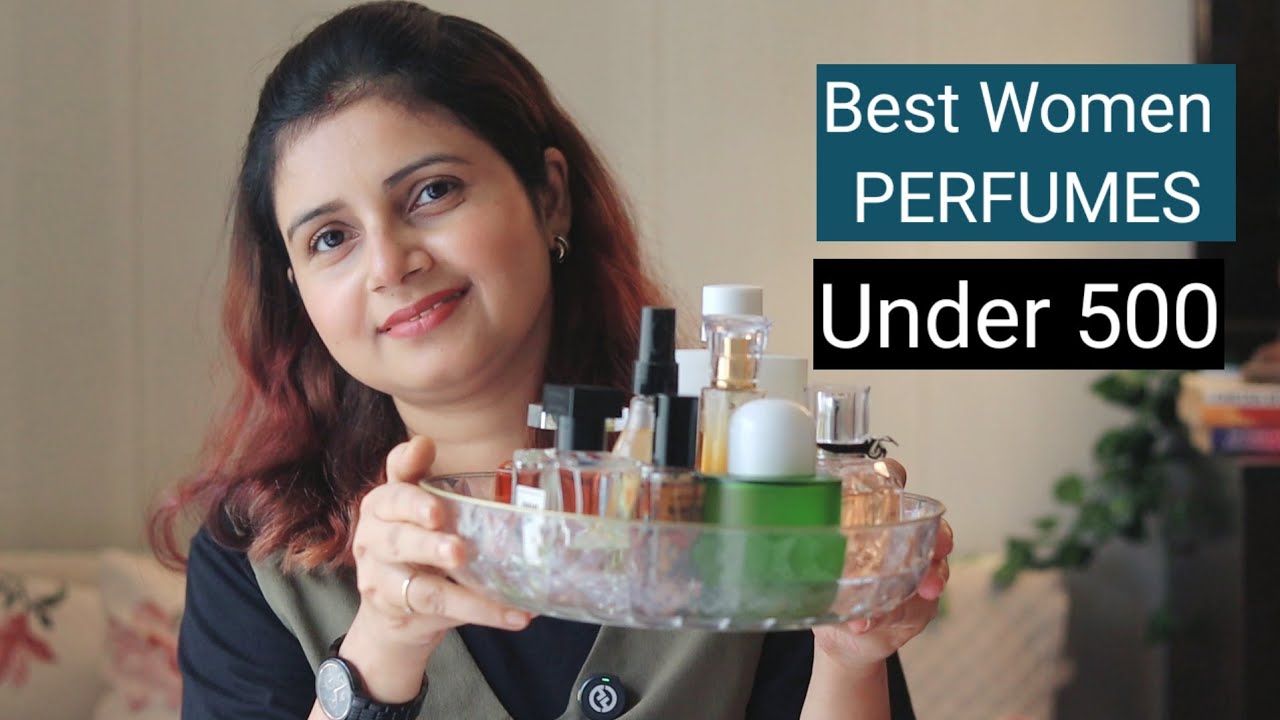 YouTube post by @MomaTiaraKarabi for My Haul Store. Caption reads: Best Women Perfumes Under 500 | Affordable....