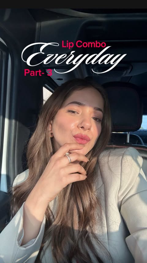 Instagram post by @mousha_khatri for Revlon. Caption reads: [...] 90s edition 💋💁🏼‍♀️

Trying out the iconic....