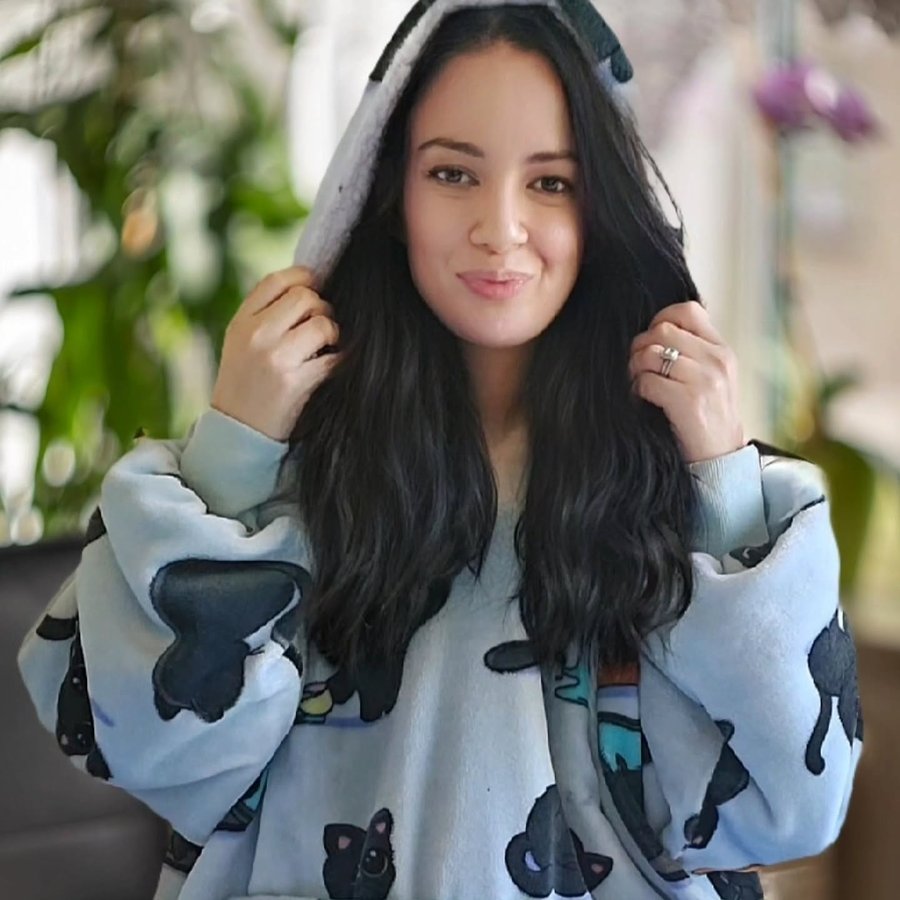 Instagram post by @candyfairy for The Oodie. Caption reads: I know what I'll be wearing this Halloween!....