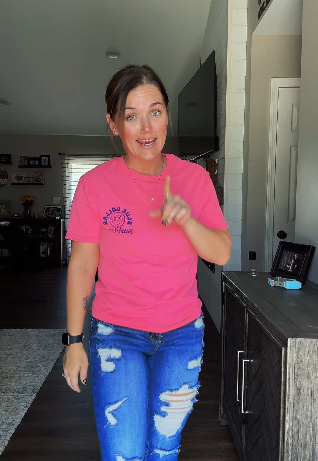 TikTok post by @buddebabe5 for Armed American Supply. Caption reads: [...] @Bailey Made Tees & Boutique @Armed American....