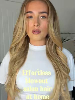 TikTok post by @zaramarwoodxx_ for Beauty Works Professional. Caption reads: Salon style hair from home ✨🤍 I’ve been loving....