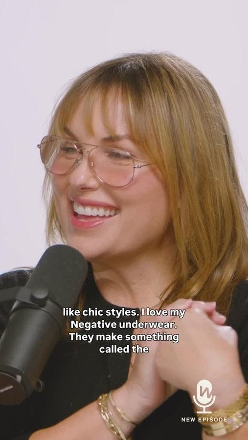 Instagram post by @katcollings for Who What Wear. Caption reads: It’s time!!! ✨ This week on the #WhoWhatWearPod,....