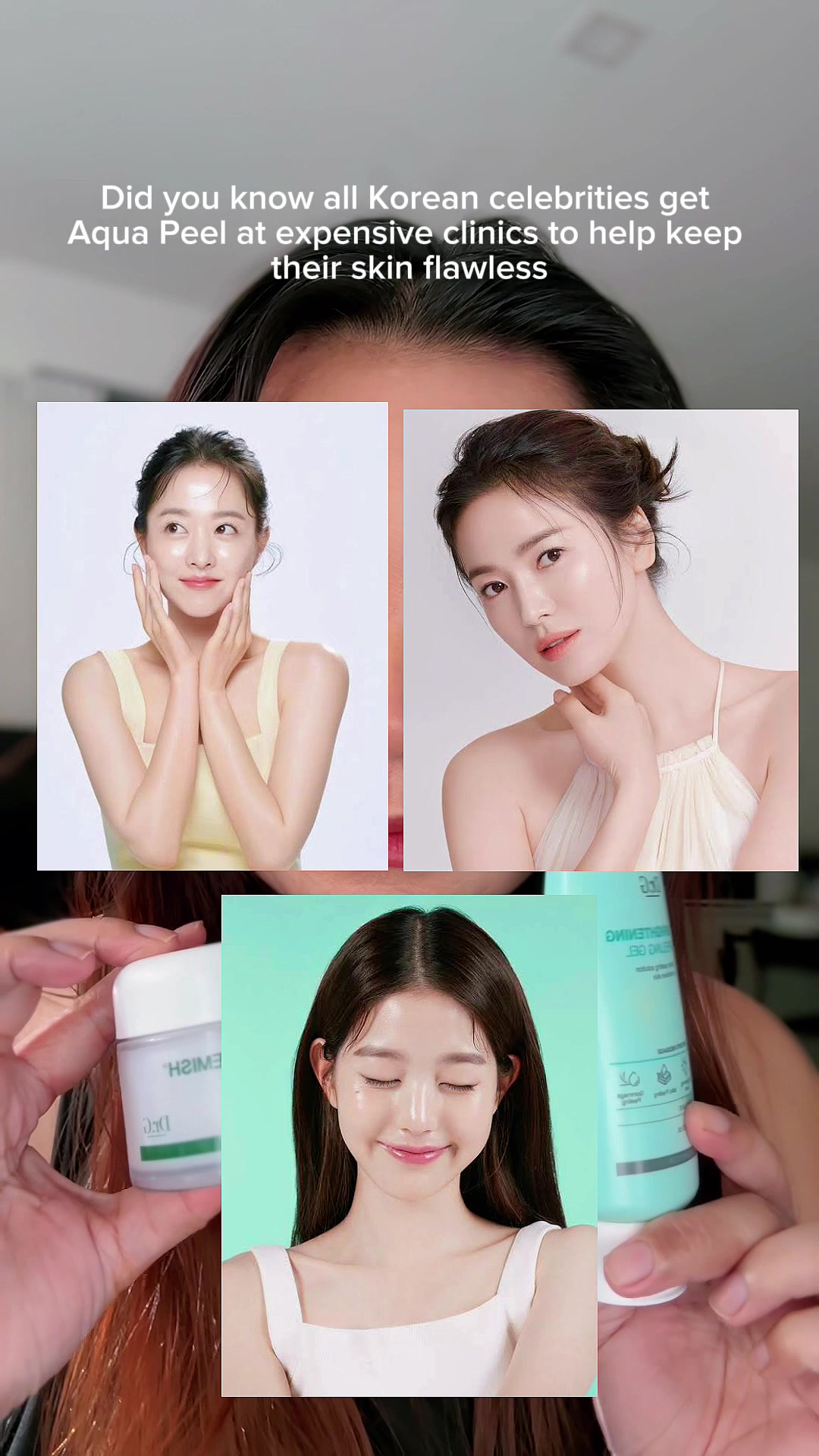 TikTok post by @dearjobelle for Dr.G. Caption reads: [...] skin at the comfort of your own home! #drg....