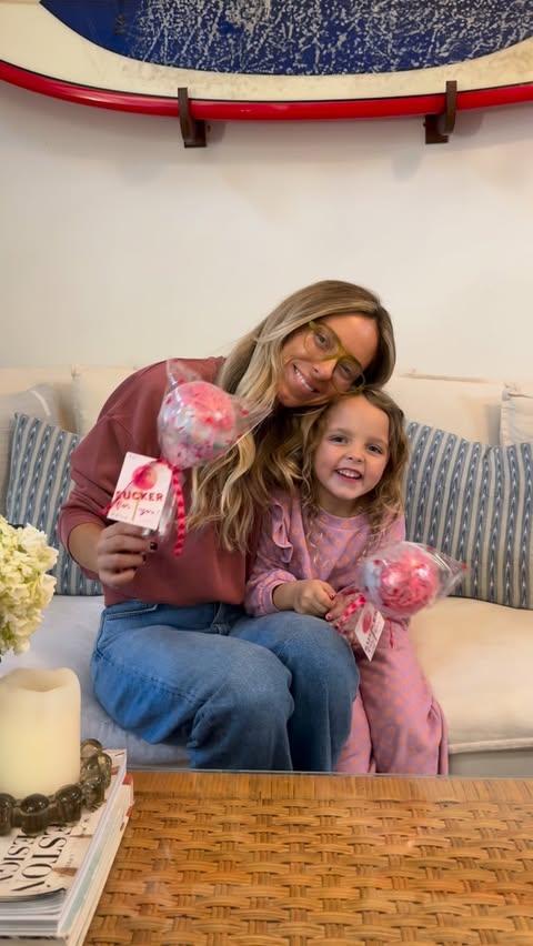 Instagram post by @kc_doubletake for Minted. Caption reads: The cutest Valentines with @minted ❤️they have the....