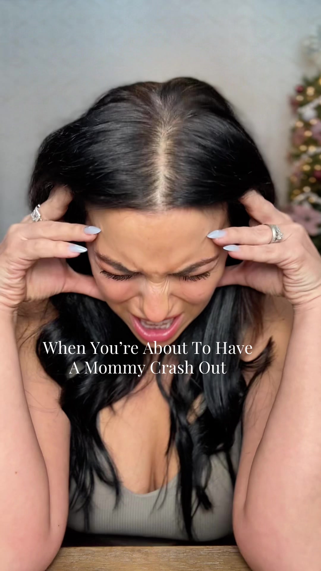 TikTok post by @thekrystalpearl for drinknello. Caption reads: @Drink Nello you’re this Mommy’s MVP 🤣😍🙌🏻....