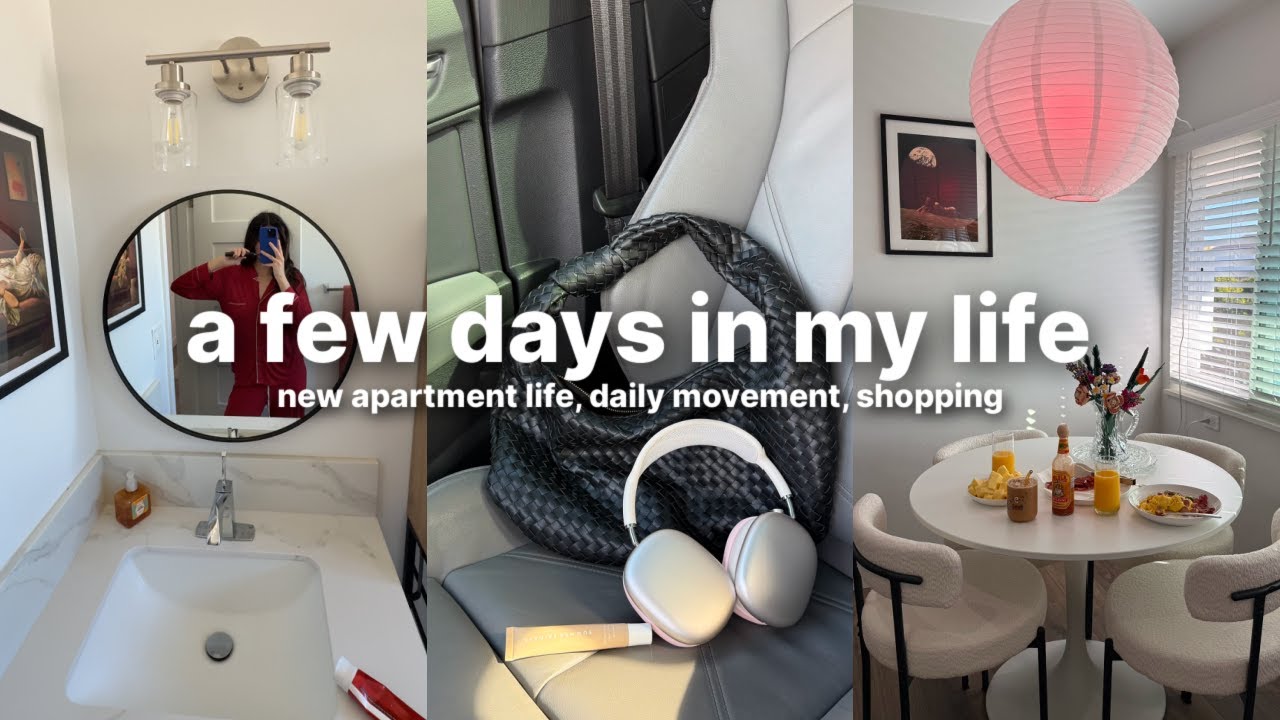 YouTube post by @AlexaEsco for Inside Then Out. Caption reads: vlog: starting new routines, 2025 mindset,....