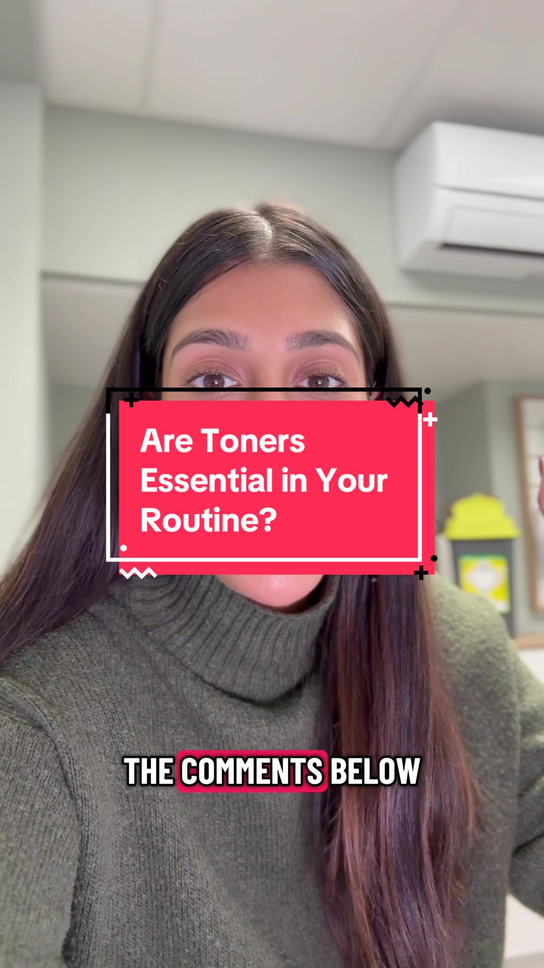 TikTok post by @pharmaestheticsbyriya for Medik8. Caption reads: [...] and pore-reducing toner, @Medik8 daily....