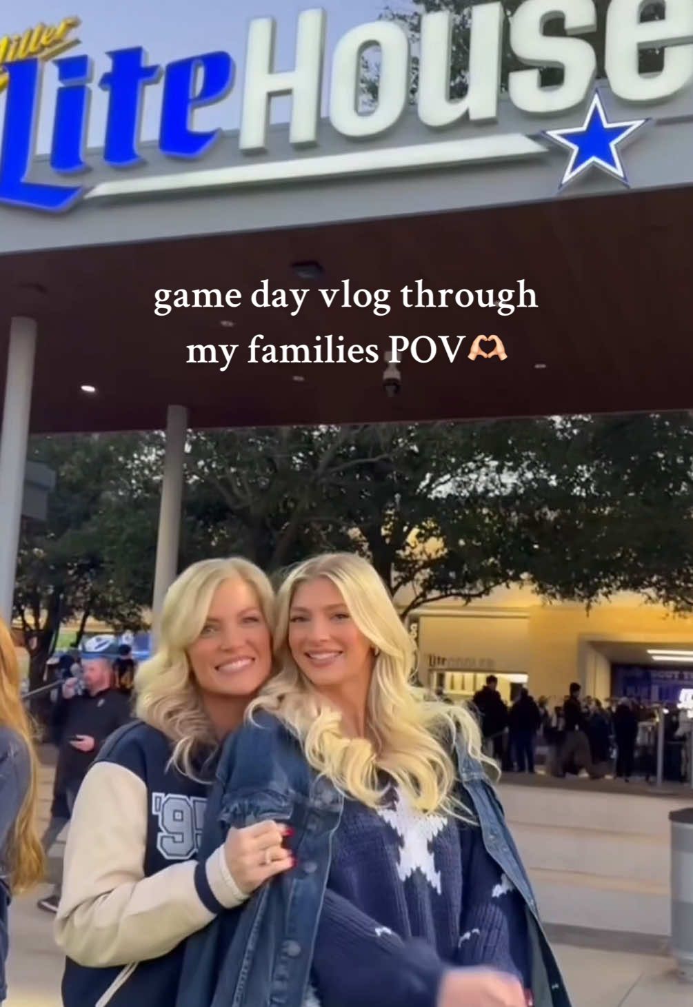 TikTok post by @sophylaufer for SeatGeek. Caption reads: [...] vlog through my families POV🥰🎥🫶🏻....