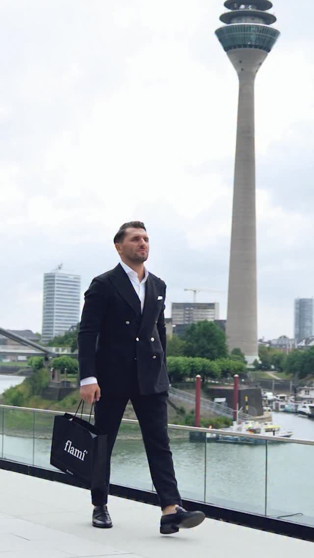 Instagram post by @flamur_aljiji for Bentley Motors. Caption reads: New Project with @bentleyduesseldorf & @flamibrand....