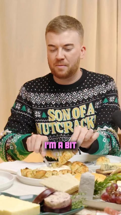 Instagram post by @livelaughlukepod for Asda. Caption reads: AD| Pigs in duvets AND cheese? - go on @asda....