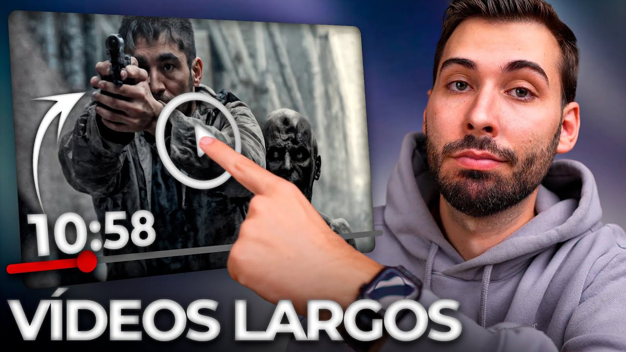 YouTube post by @alejavirivera for ElevenLabs. Caption reads: Finally... Create long videos with audio (+10....