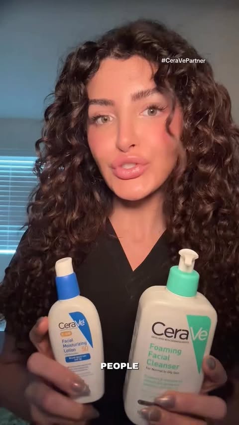 Instagram post by @beautydermmd for CeraVe. Caption reads: [...] almost every viral product on this app....