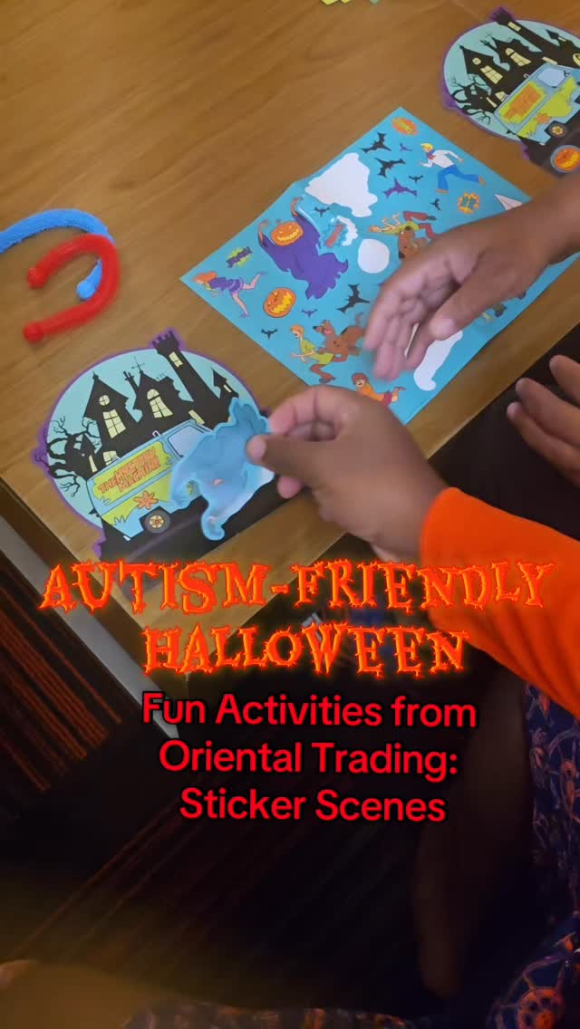 Instagram post by @dariuskingofstimming for Oriental Trading. Caption reads: No Trick-or-Treating This 
Year - Just Simple....