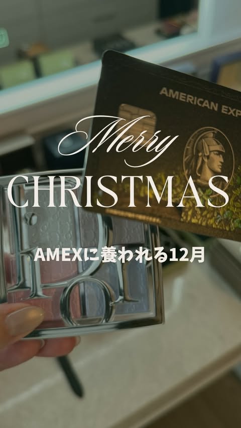 Instagram post by @usavitta for American Express. Caption reads: A Very AMEX Christmas

Family card,
family....