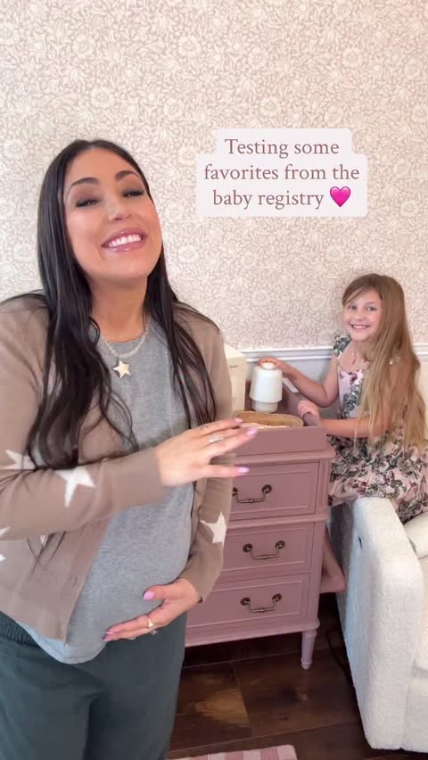 Instagram post by @kelliegerardi for Hatch. Caption reads: [...] trying out all my registry picks… and....
