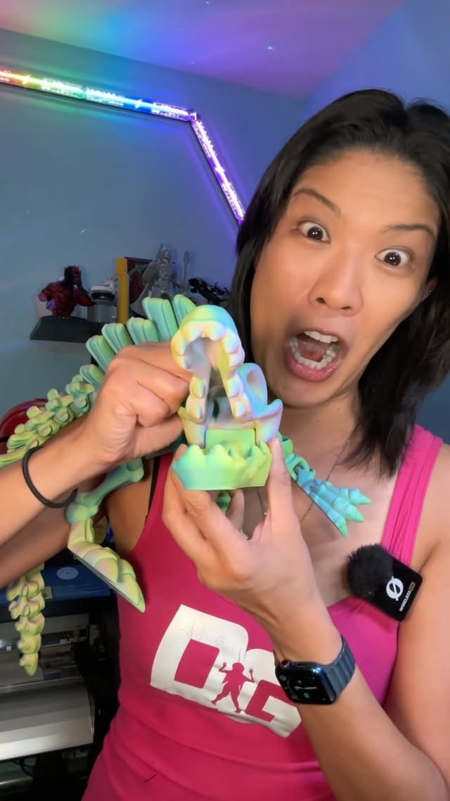 Instagram post by @daisylee2002 for Amolen. Caption reads: [...] printed at 250% scale. . Printed with....