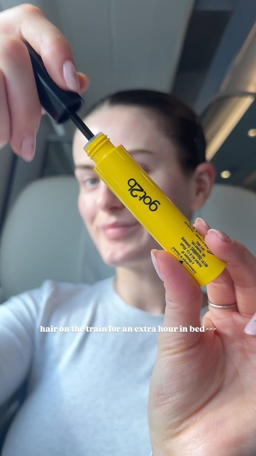 Instagram post by @graces.faces._ for LullaBellz. Caption reads: [...] bristle brush
@slipsilkpillowcase hair....