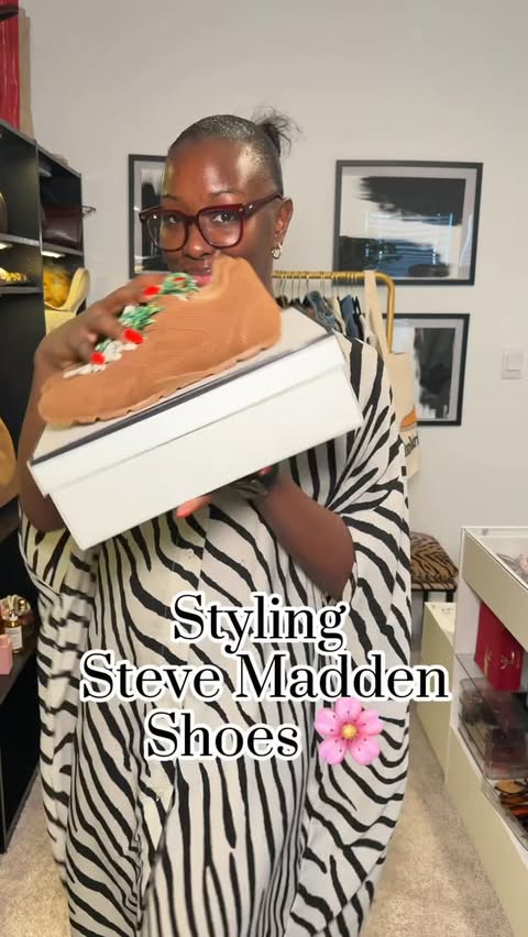 Instagram post by @niyamarie_ for Steve Madden. Caption reads: [...] a few of my favorite styles from....