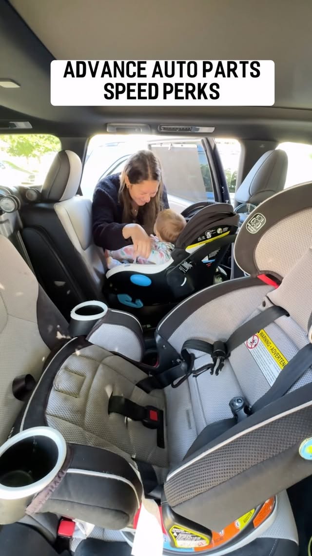 Instagram post by @mobile_mama_reviews for Advance Auto Parts. Caption reads: [...] season, you want to sign up for Advance Auto....
