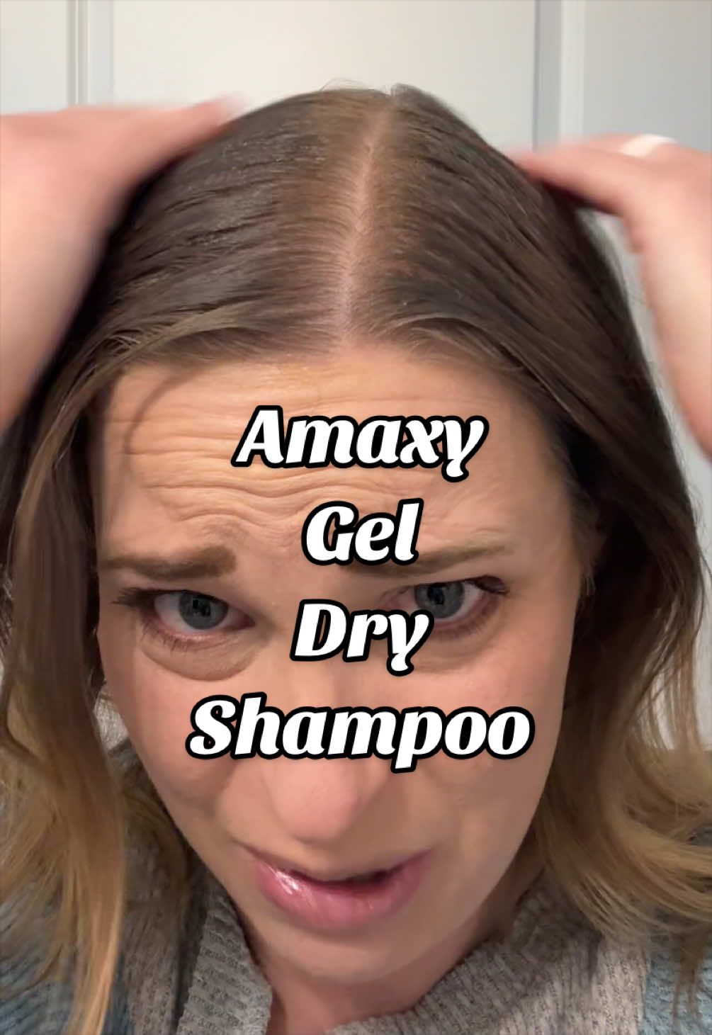 TikTok post by @petitecasualmom for AMAXY Beauty. Caption reads: Trusting the process was worth it!! @AMAXY....