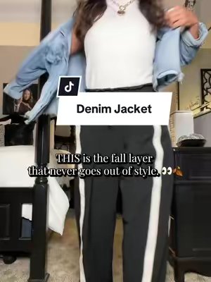 TikTok post by @ginaharper1.0 for luvamia. Caption reads: [...] #WomenOver40Style #FallFashion @luvamia.