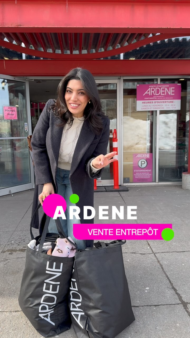Instagram post by @welaben for Ardene. Caption reads: ✨ MÉGA VENTE CHEZ @ardene ! ✨
Vente menée par....