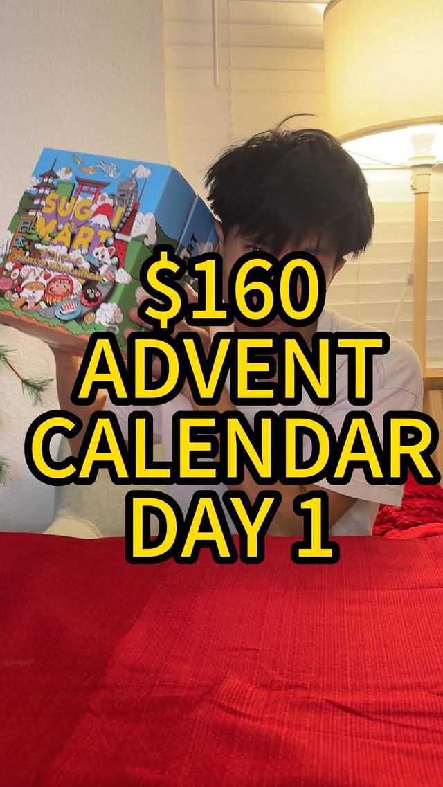 Instagram post by @ryandailies for Sugoi Mart. Caption reads: [...] - I bought an advent calendar from....
