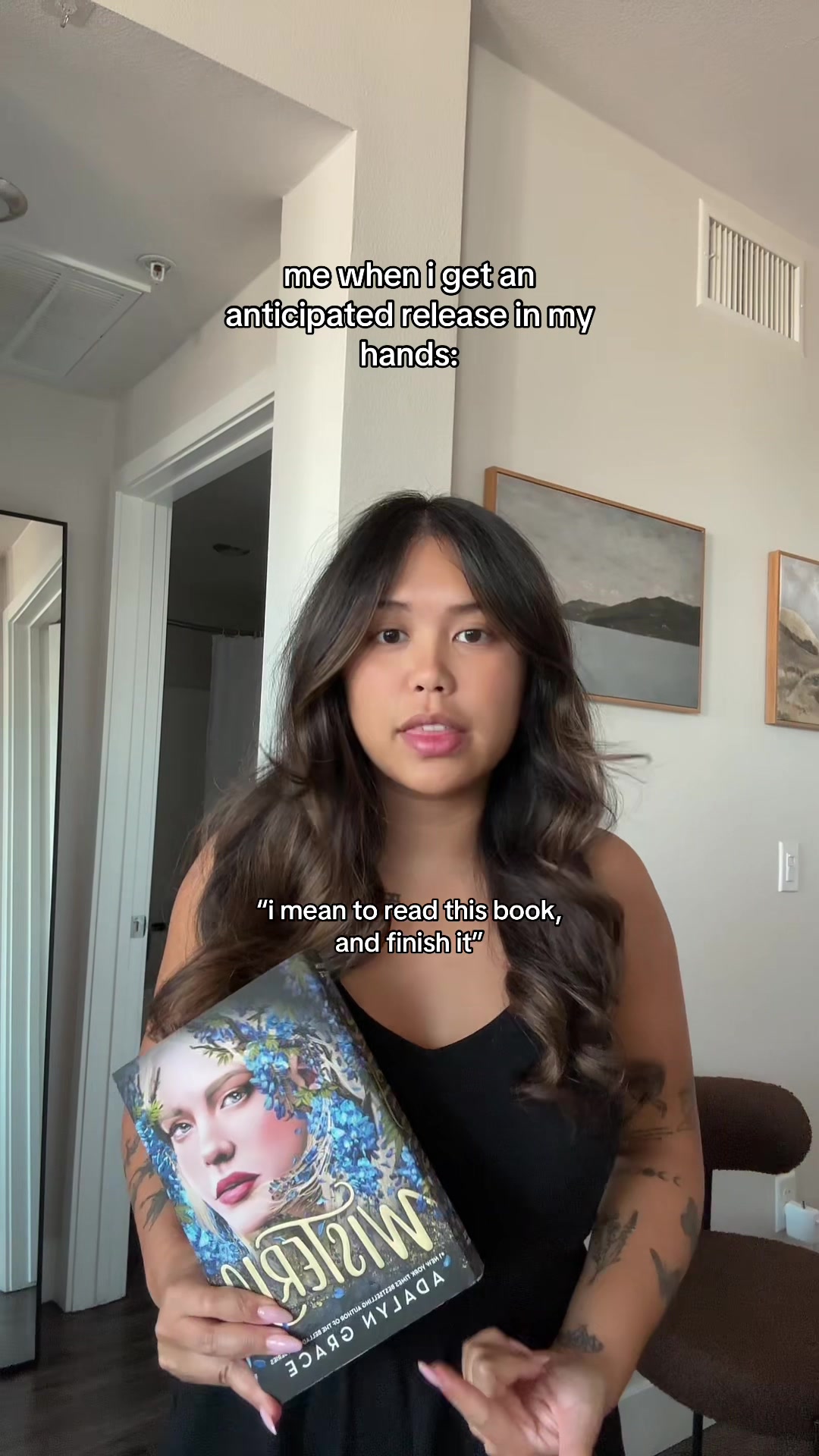 TikTok post by @thebooksiveloved for The NOVL. Caption reads: just know… wisteria is ♾️⭐️!!! one of my favorites....