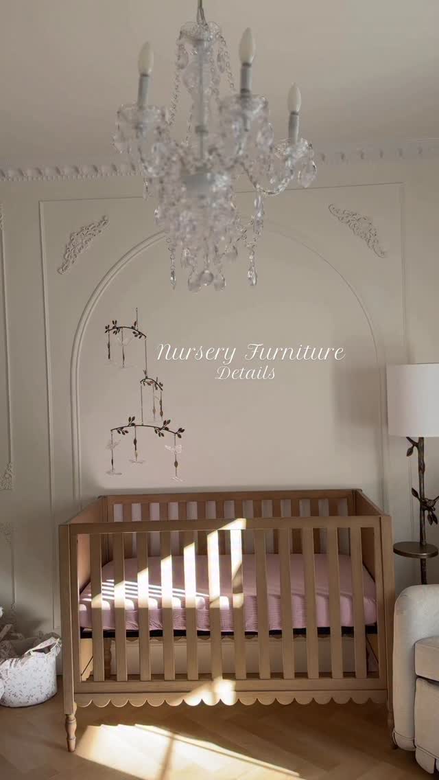 Instagram post by @heartofdena for Pottery Barn Kids. Caption reads: The details in her room feel so special. From the....