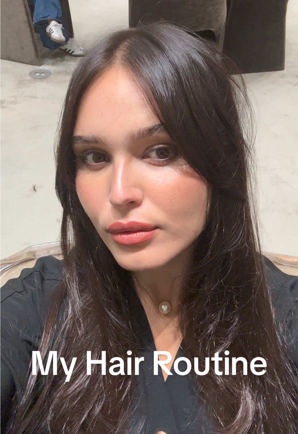 TikTok post by @kianastadlerr for IGK Hair. Caption reads: Every two months I’ve been getting a gloss and cut....