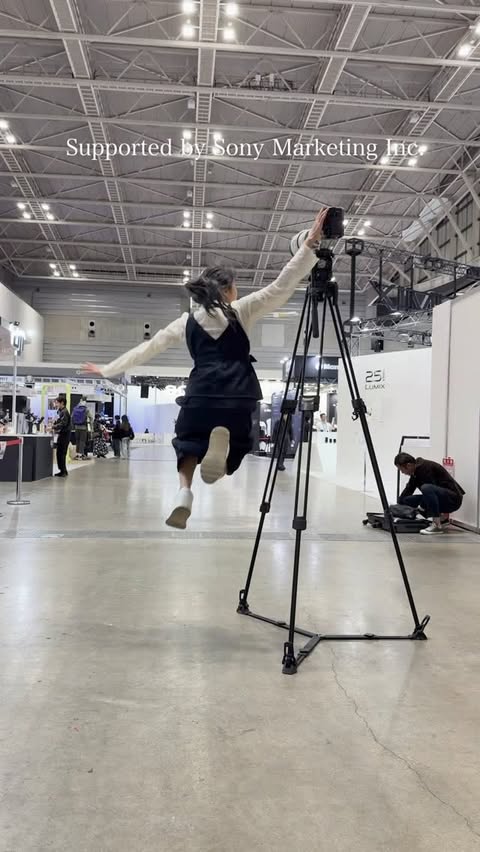 Instagram post by @natsukagraph for Sony Alpha. Caption reads: CP+ 2026パシフィコ横浜 ソニーブースは今年もドドンッ！とでっかく出展中です！ No....