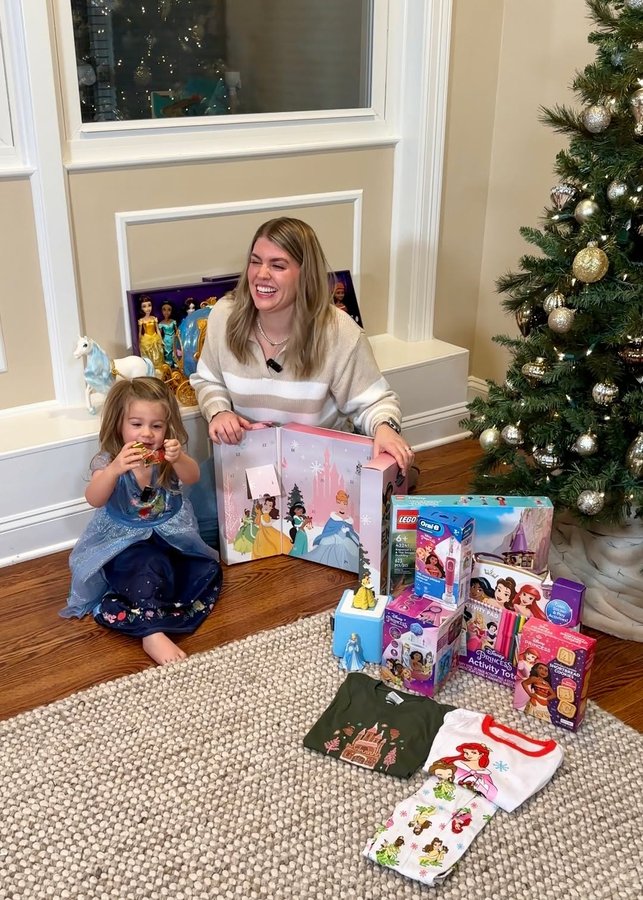 Instagram post by @hannahwiththelipstick for Disney Princess. Caption reads: [...] for your little one this year.....