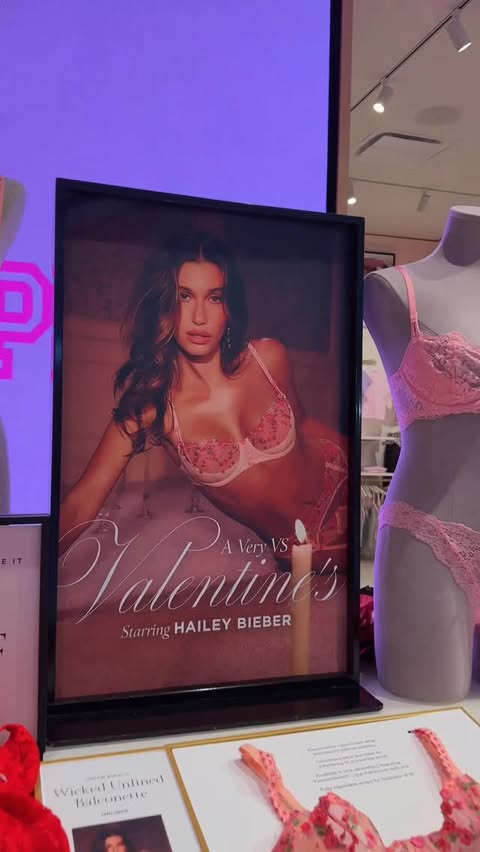 Instagram post by @kamilla_outlander for Victoria's Secret. Caption reads: #VSPartner Shopping at Victoria’s Secret is always....