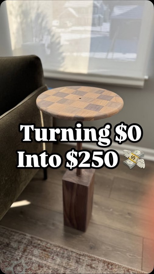 Instagram post by @builtbybecdesigns for O’Keeffe’s Company. Caption reads: Not bad for a couple hours of work 🔨....